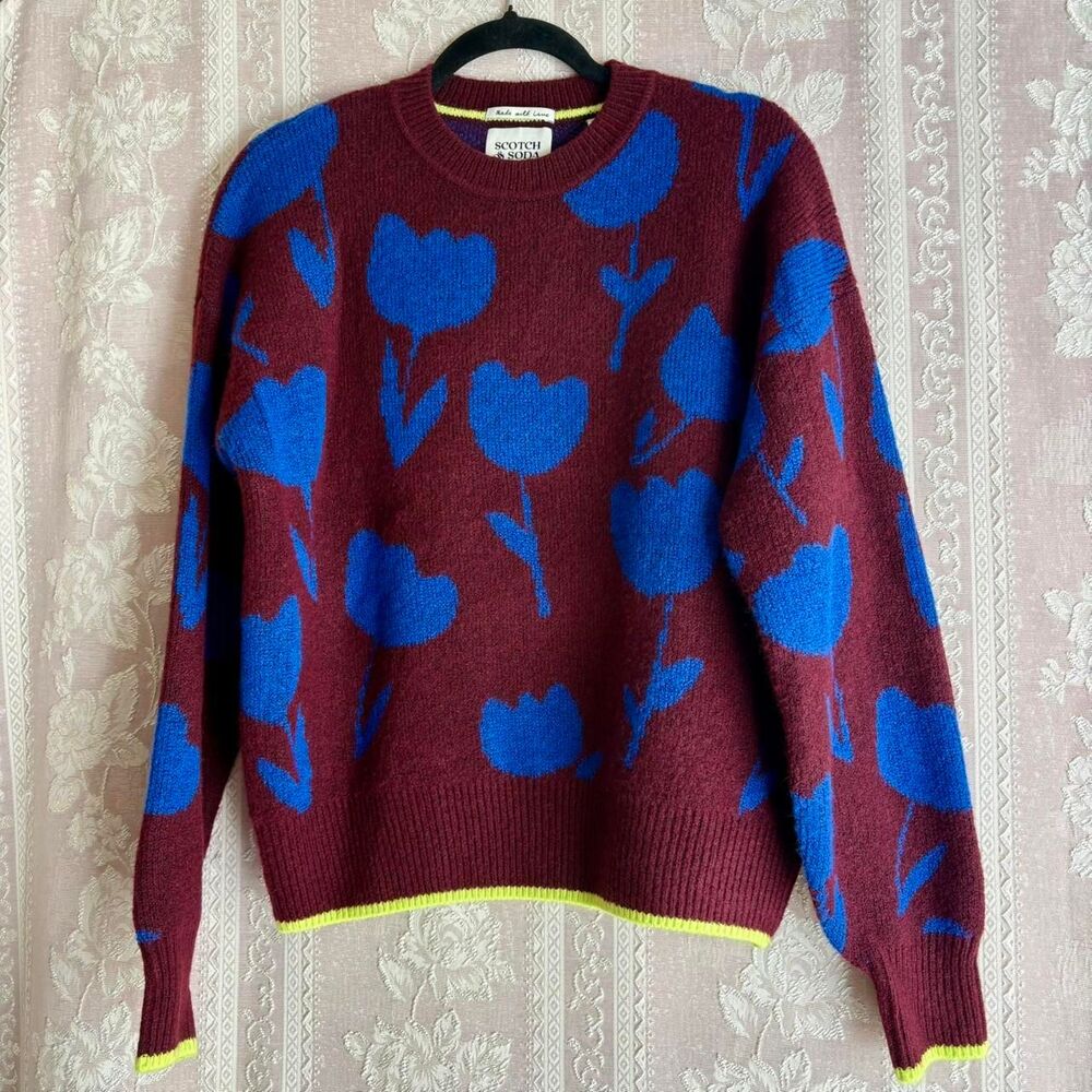 Scotch & Soda Women's Floral Sweater